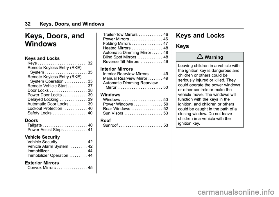 GMC SIERRA 1500 2016 Owners Manual GMC Sierra Owner Manual (GMNA-Localizing-U.S./Canada/Mexico-
9234758) - 2016 - crc - 11/9/15
32 Keys, Doors, and Windows
Keys, Doors, and
Windows
Keys and Locks
Keys . . . . . . . . . . . . . . . . . GMC SIERRA 1500 2016 Owners Manual GMC Sierra Owner Manual (GMNA-Localizing-U.S./Canada/Mexico-
9234758) - 2016 - crc - 11/9/15
32 Keys, Doors, and Windows
Keys, Doors, and
Windows
Keys and Locks
Keys . . . . . . . . . . . . . . . . .