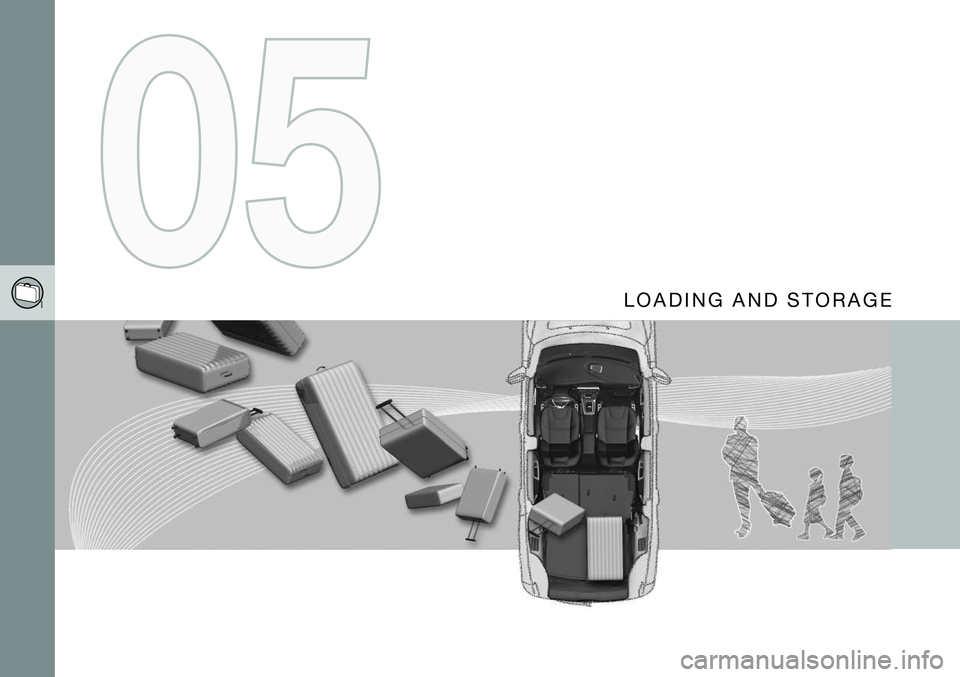VOLVO S60 CROSS COUNTRY 2016  Owner´s Manual L O A D I N G   A N D   S T O R A G E  
