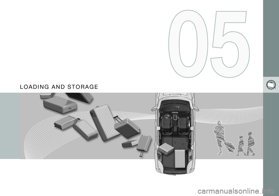 VOLVO S80 2016  Owner´s Manual L O A D I N G   A N D   S T O R A G E  