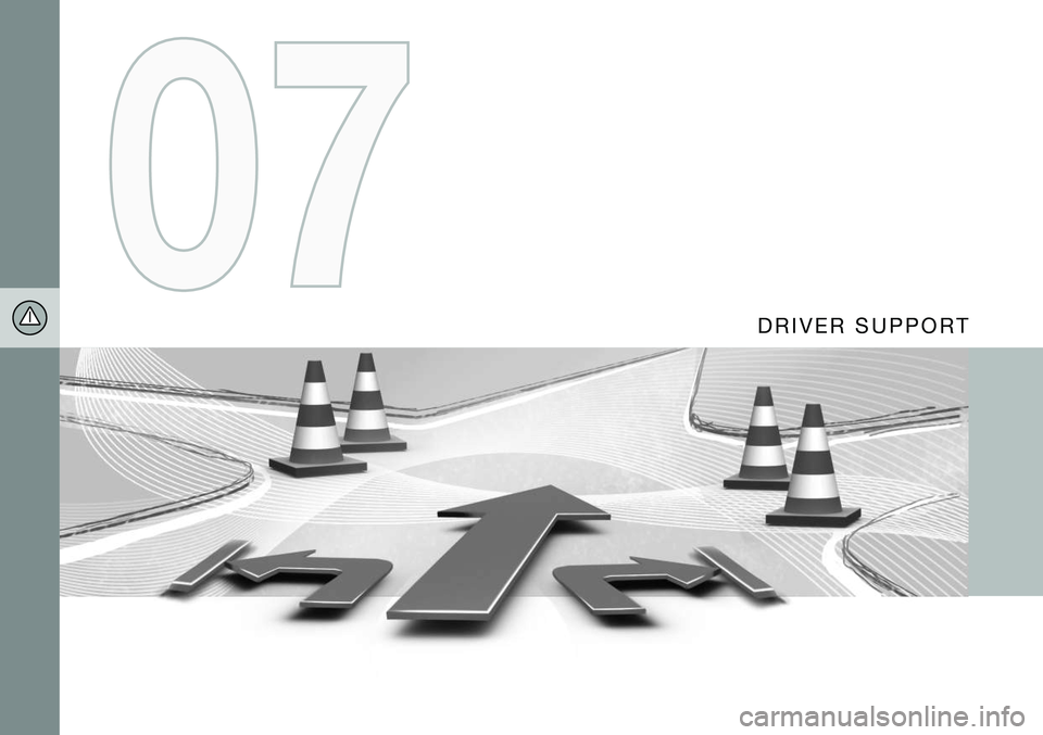 VOLVO V60 CROSS COUNTRY 2016  Owner´s Manual D R I V E R   S U P P O R T  