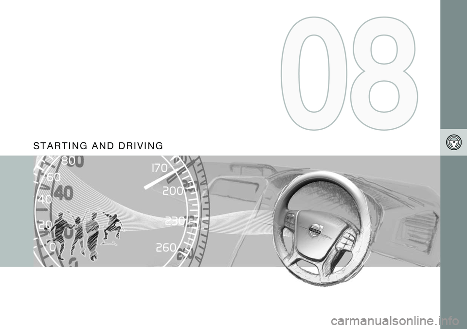VOLVO XC70 2016  Owner´s Manual S T A R T I N G   A N D   D R I V I N G  