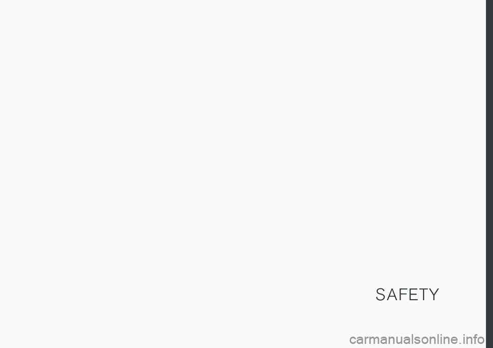 VOLVO XC90 T8 2016  Owner´s Manual S A F E T Y 