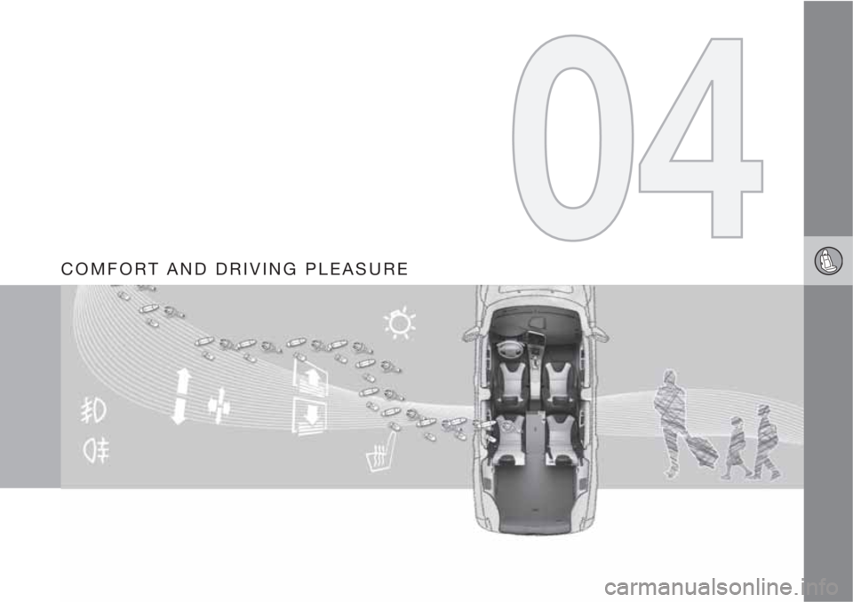 VOLVO S80 2012  Owner´s Manual COMFORT AND DRIVING PLEASURE 