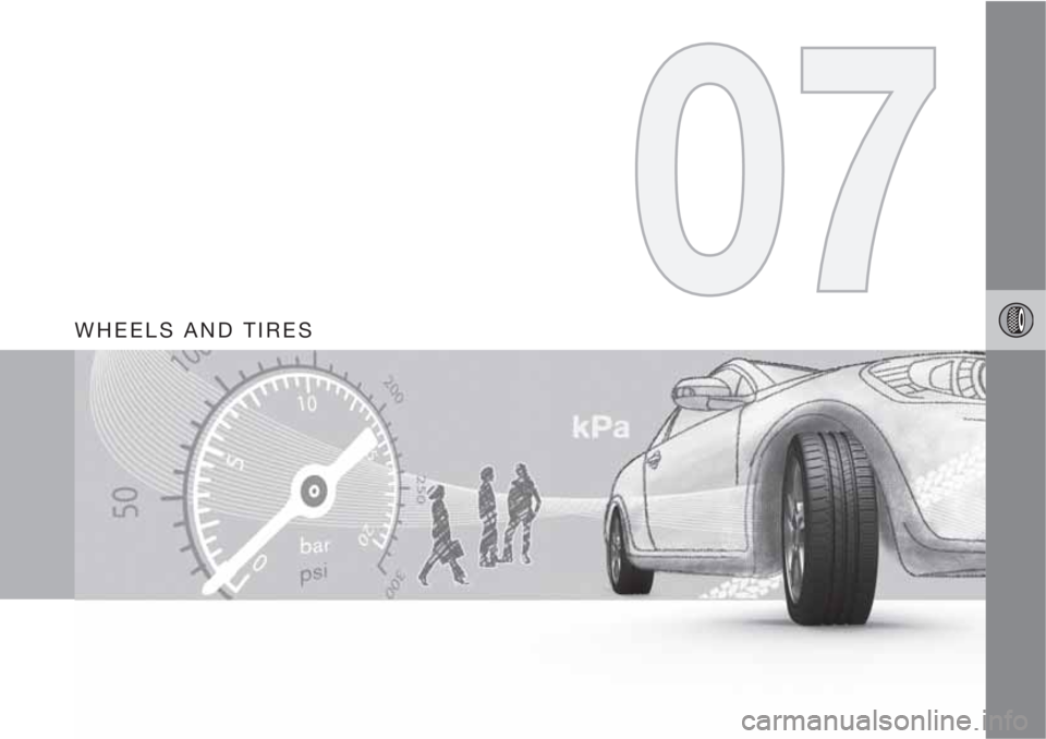 VOLVO S80 2012  Owner´s Manual WHEELS AND TIRES 