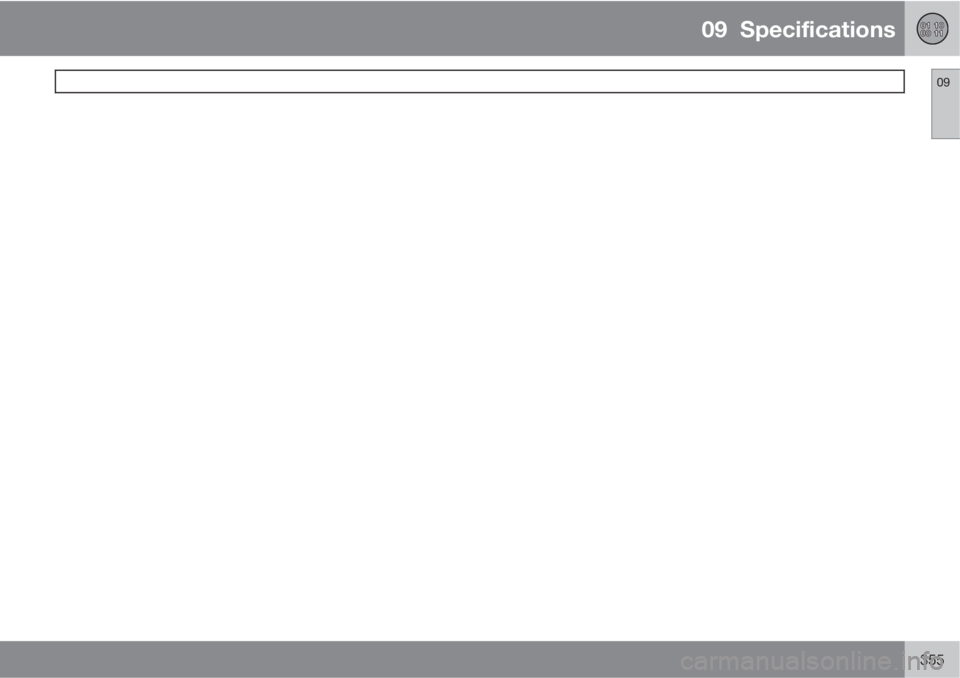 VOLVO S80 2012  Owner´s Manual 09  Specifications
 09
355 