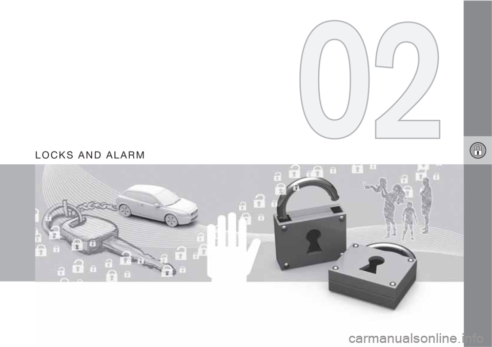 VOLVO S80 2012  Owner´s Manual LOCKS AND ALARM 