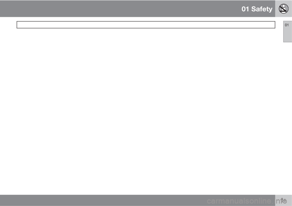 VOLVO XC60 2010  Owner´s Manual 01 Safety
 01
51 