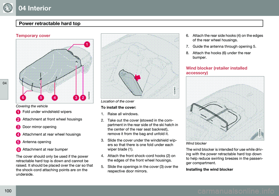 VOLVO C70 CONVERTIBLE 2009  Owner´s Manual 