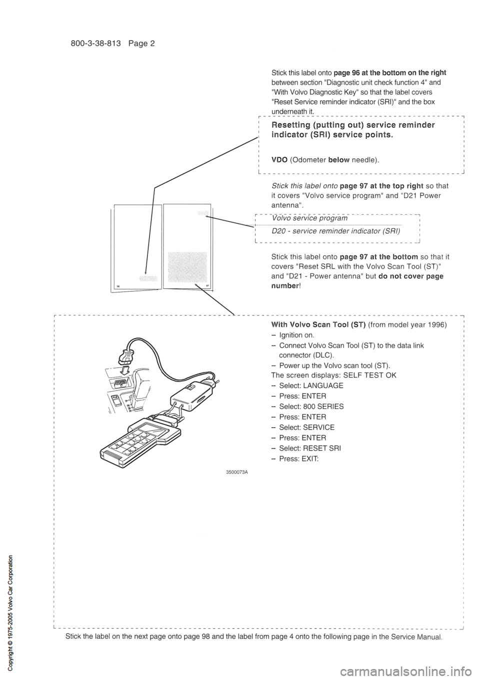 VOLVO 850 1991  Service Repair Manual 