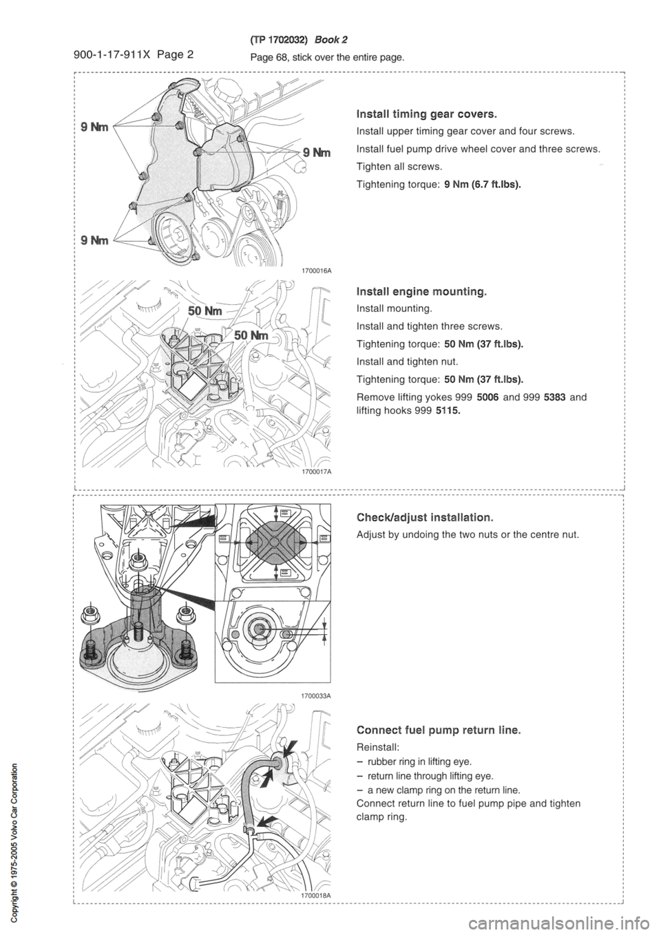 VOLVO 850 1991  Service Repair Manual 