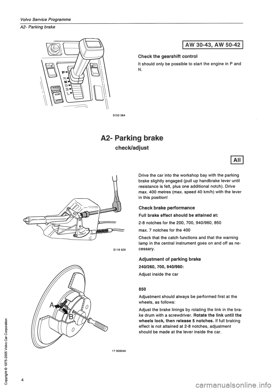 VOLVO 850 1991  Service Repair Manual 
