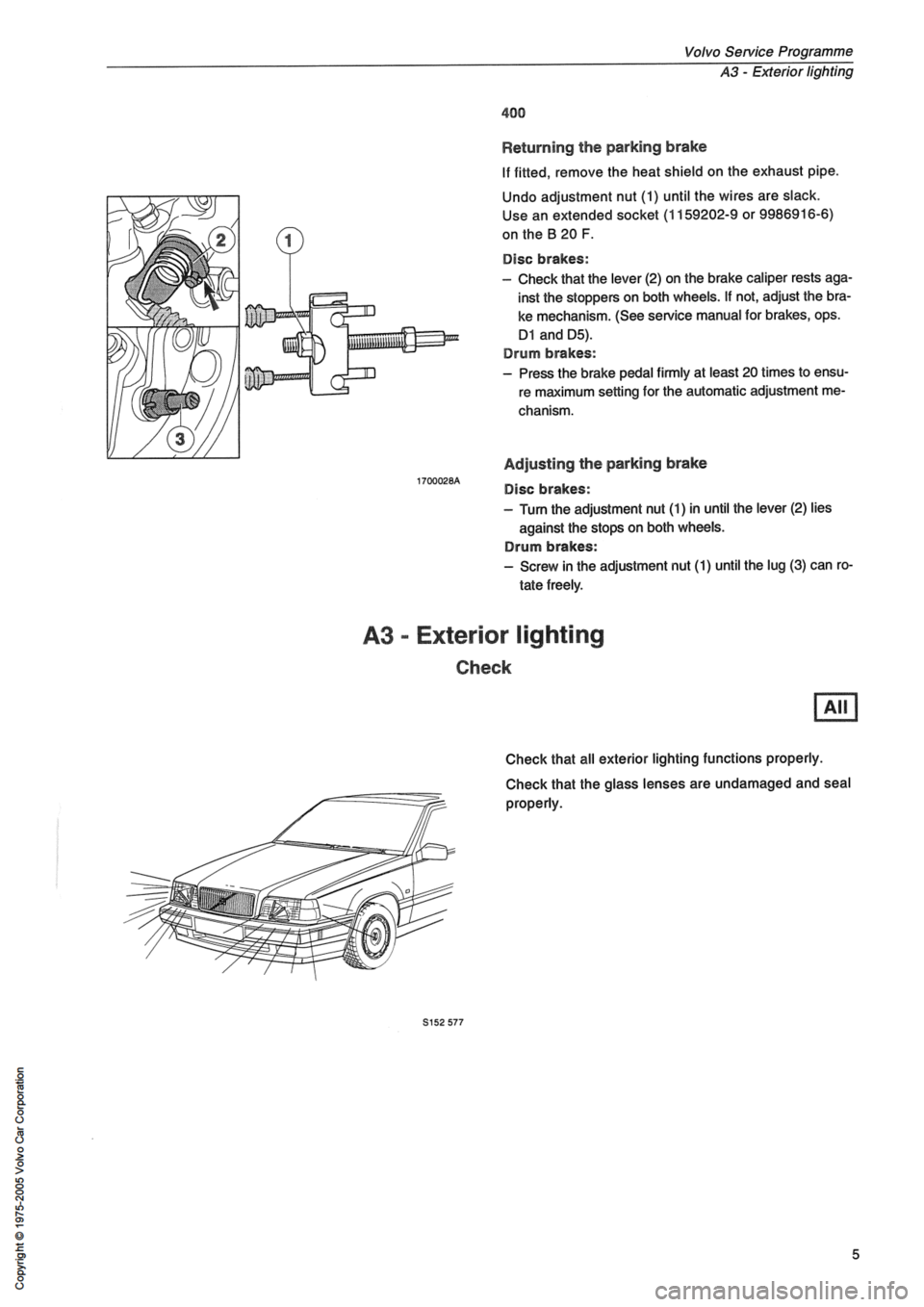 VOLVO 850 1991  Service Repair Manual 