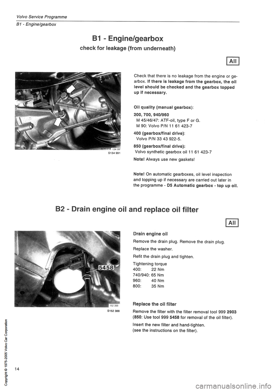 VOLVO 850 1991  Service Repair Manual 