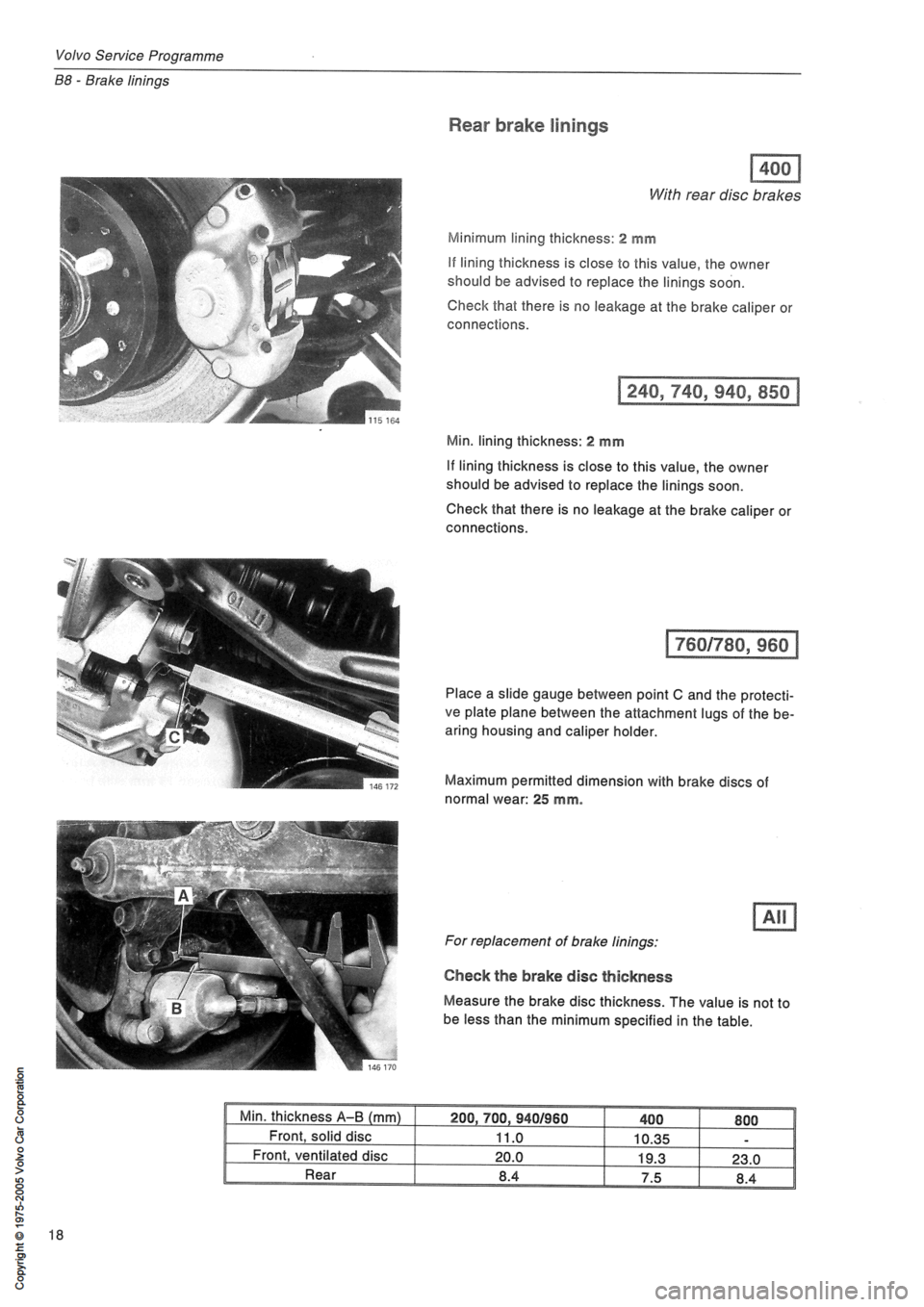 VOLVO 850 1991  Service Repair Manual 