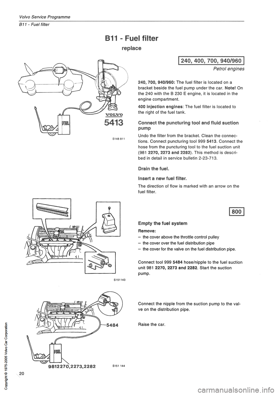 VOLVO 850 1991  Service Repair Manual 