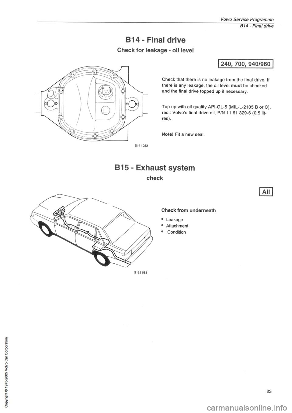 VOLVO 850 1991  Service Repair Manual 