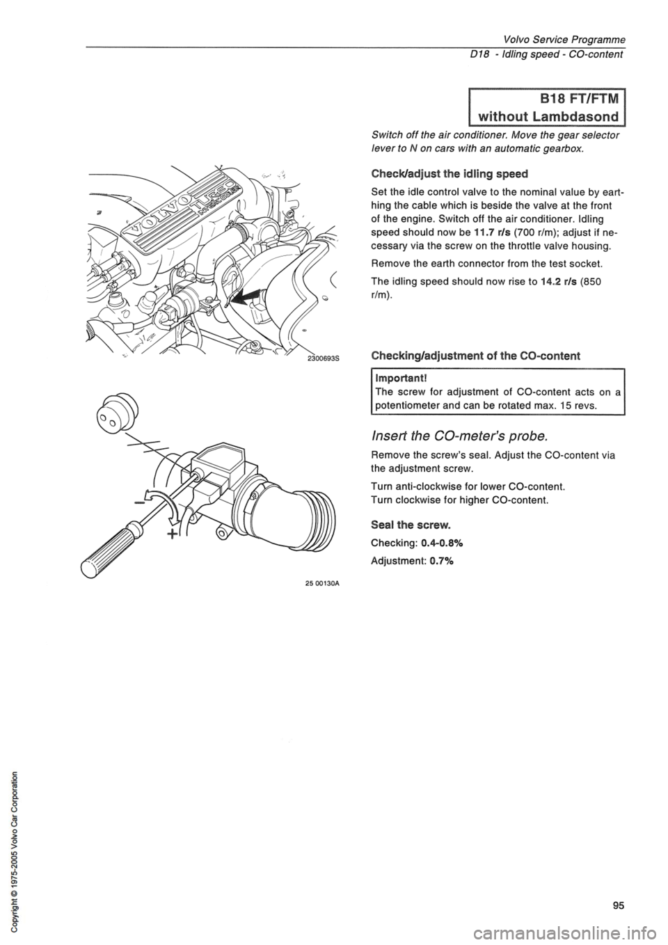 VOLVO 900 1991  Service Repair Manual 