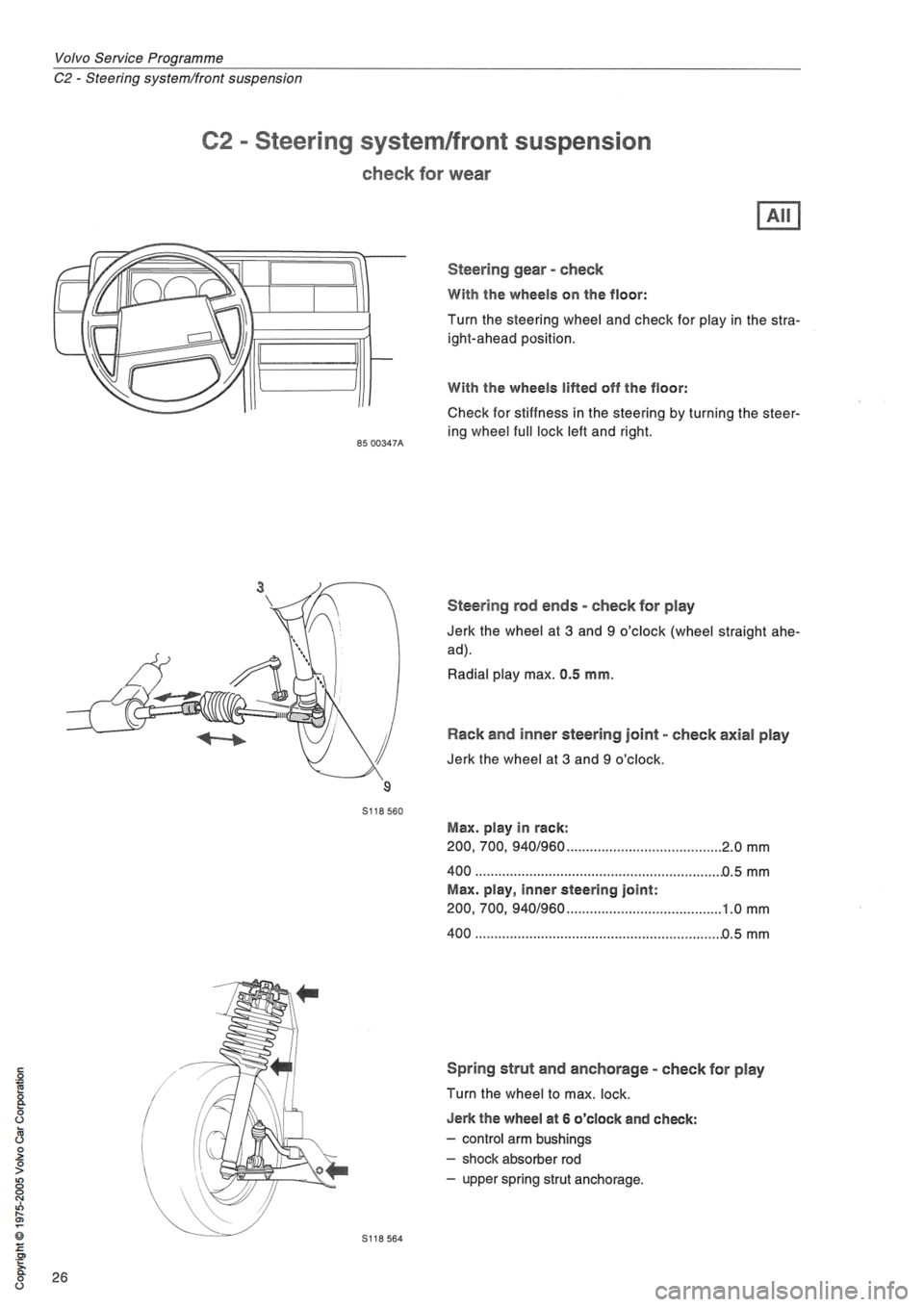 VOLVO 400 1991  Service Repair Manual 