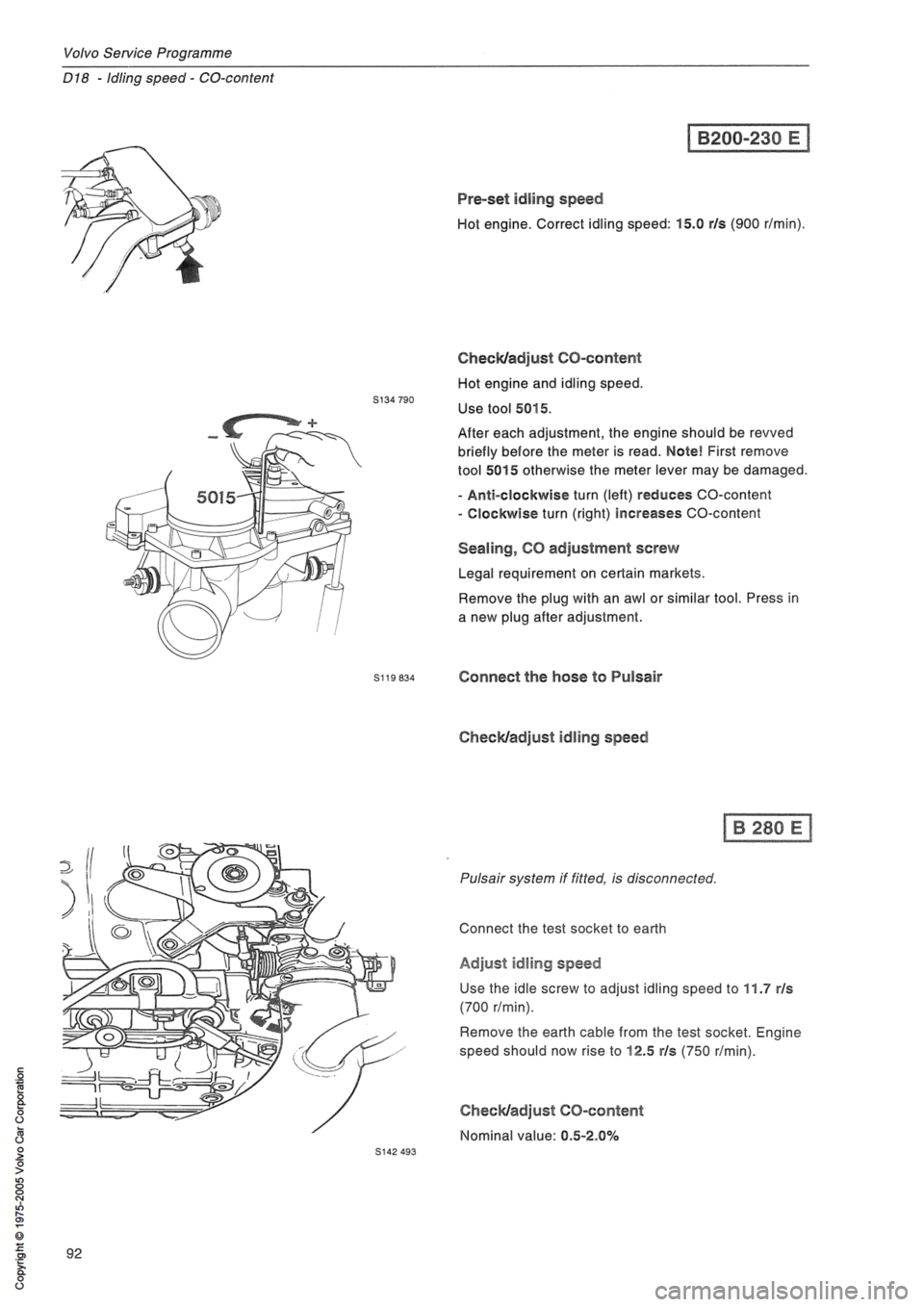 VOLVO 400 1991  Service Repair Manual 