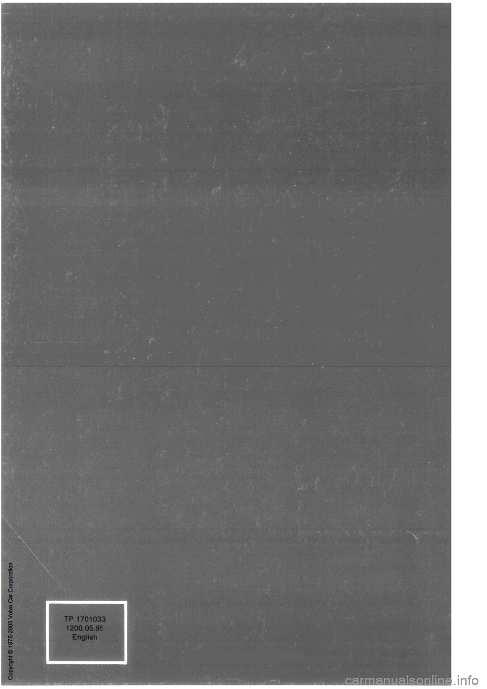VOLVO 400 1991  Service Repair Manual 