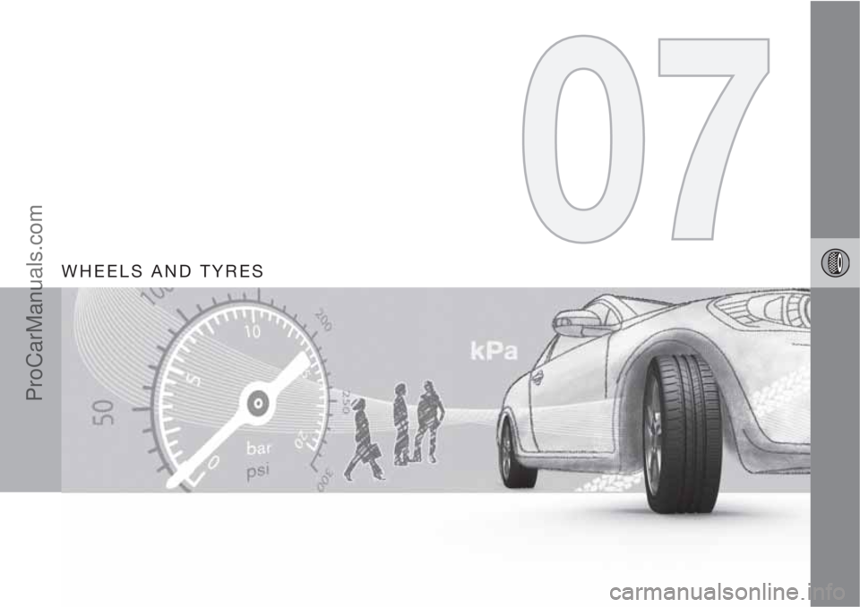 VOLVO V60 2012  Owners Manual WHEELS AND TYRES
ProCarManuals.com 