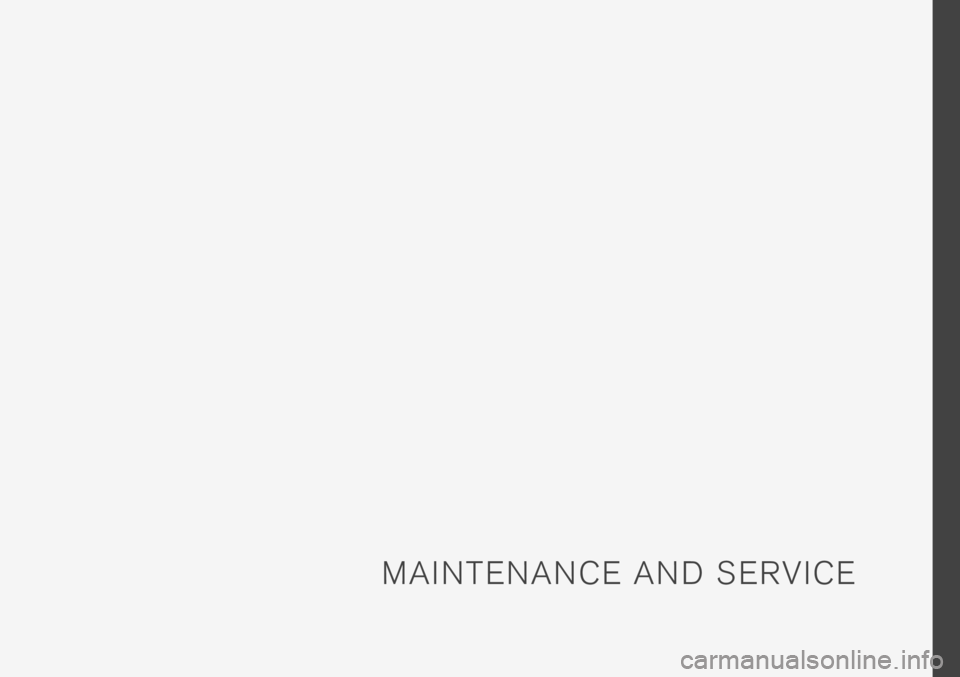 VOLVO XC60 TWIN ENGINE 2019  Owners Manual M A I N T E N A N C E   A N D   S E R V I C E 