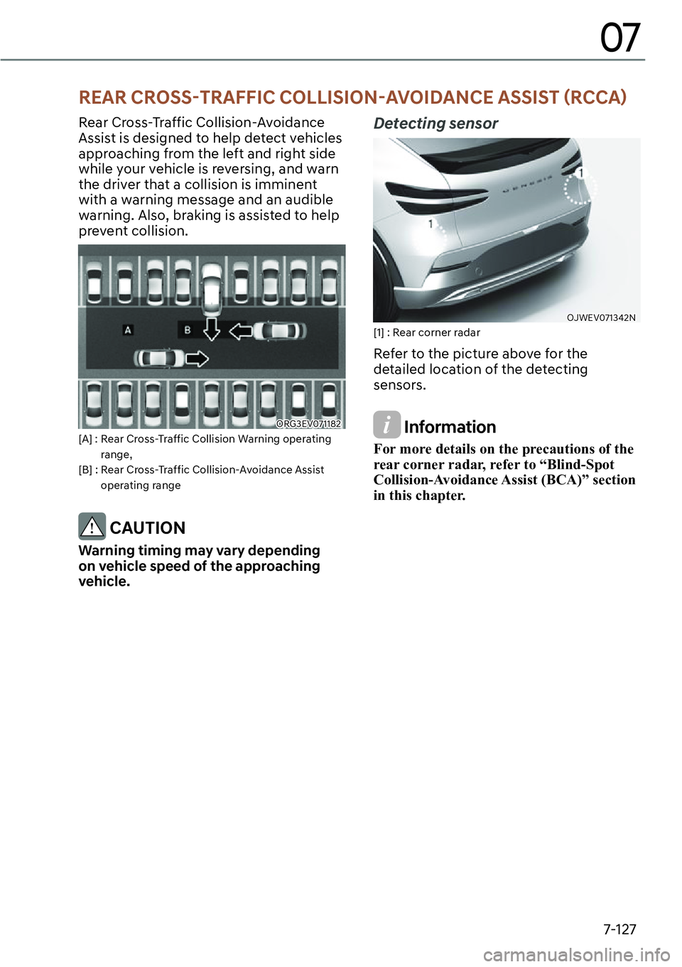 GENESIS GV60 2023  Owners Manual 7-127
07
�5�(�$�5��&�5�2�6�6