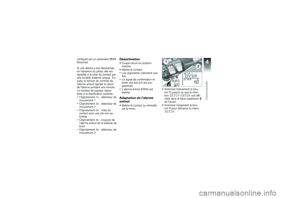 BMW MOTORRAD R 1200 GS 2012  Livret de bord (in French) �
����\f����\b ��� �� �����	���\f��	 ������������
�:�\f ���	 ������	 � �\b��\b ��\b�
��	��
��\b�	�	� ����"��	��
�	 �� ��\f����	�( �	���	 �	��