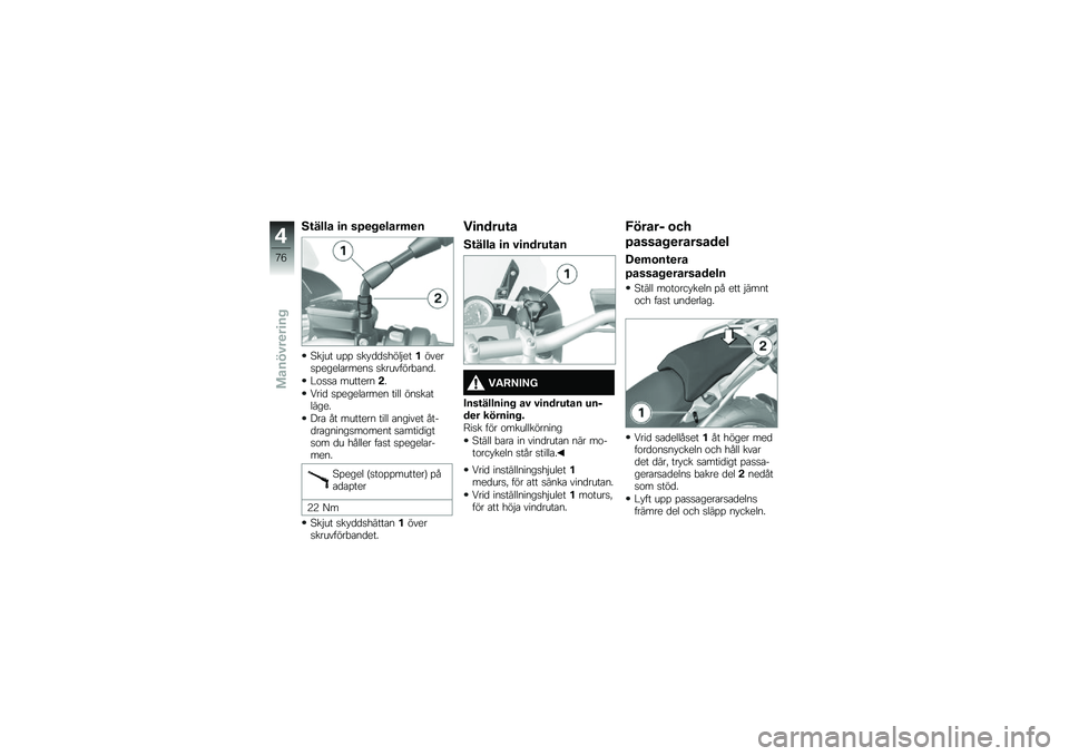 BMW MOTORRAD R 1200 GS 2015  Instruktionsbok (in Swedish) �5�\f���� �
� ��>�
� �
����	�
�
�9��$�� ��%�% �
�� �
�
�
����$���!�����
�%�����\b�����
 �
��������"�\b��
�
�#�\f�
�
�\b ���������
�6���
 �
�%����