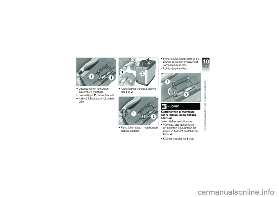 BMW MOTORRAD R 1250 GS 2018  Käsikirja (in Finnish) �/��� ��
������ ��
����
��	������
�	����
�����	�����
� �
����
�	��������������� ����	�
�!����� ��
����
�	����� ����������	�