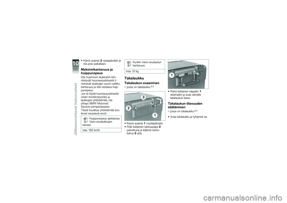 BMW MOTORRAD R 1250 GS 2018  Käsikirja (in Finnish) �!����� �����������	��������� ����� ����	 �����������
�\f�
����)���
�&��
���� ��

����7�7��&�	�7���
��� ��
��\b���� ���
���
�