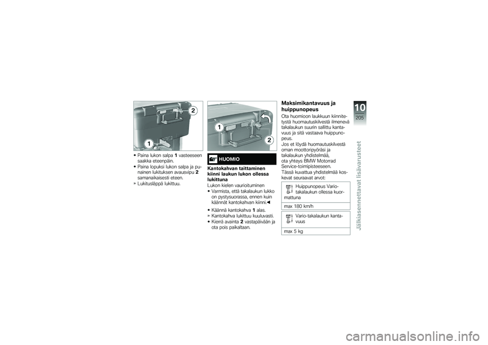 BMW MOTORRAD R 1250 GS 2018  Käsikirja (in Finnish) �%���� ��
��� �	��������	����	����	����� ����������
�%���� ����
��	� ��
��� �	���� �� ��
������� ��
����
��	�� ����
�	����
�