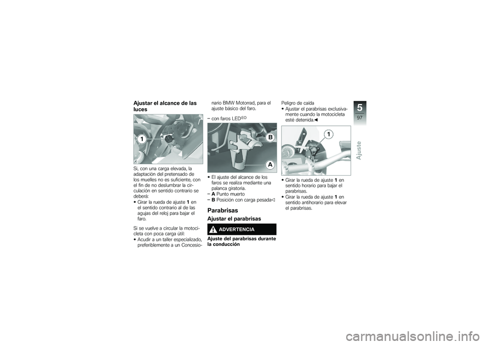 BMW MOTORRAD R 1200 GS ADVENTURE 2017  Manual de instrucciones (in Spanish) �\f�&����	� �� �	��
�	��
� �� ��	�
���
��
�,��" ��� �
�� ���	�\b� ��������" �����������&� ��� ��	�������� ����� �
�
����� �� �� �