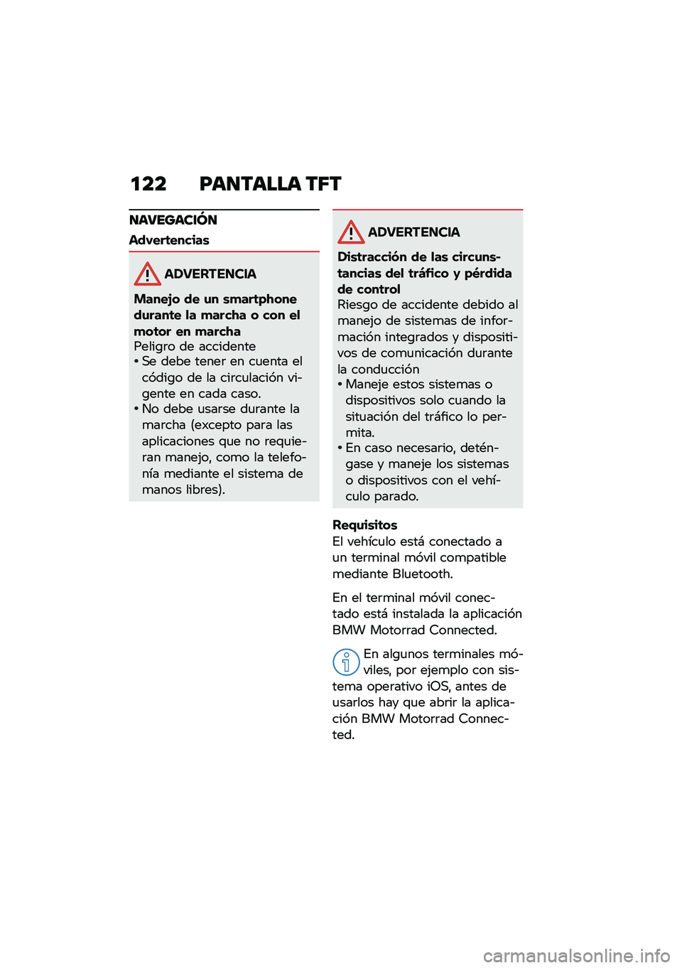 BMW MOTORRAD R 1250 RS 2021  Manual de instrucciones (in Spanish) �
�� �F��
����� ��6�
�
��:�����\f�R�
���,���	������\b
�����������
�����2� �� �\f� �\b�
���	�)�-�����\f����	� �
� �
����-� � ��� ��
�
��