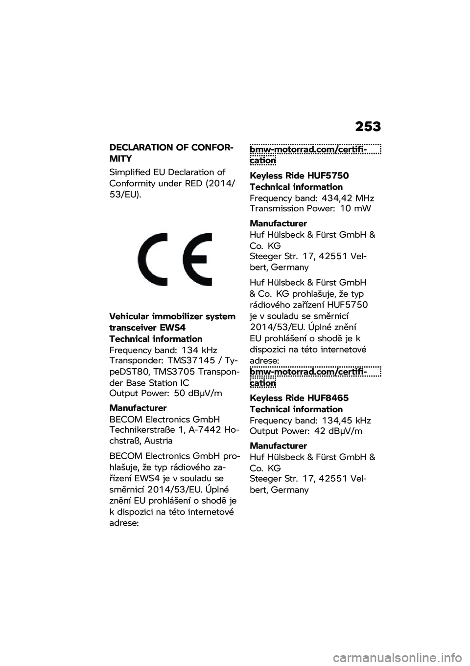 BMW MOTORRAD R 1250 RS 2021  Návod k obsluze (in Czech) ��0�V
�V��#�a����Y��� ��\ �#���\���(�%��Y�i
�(������/��� �?�; �8����
��
���� ��/�>���/������ �%���� �@�?�8 �A�6�\�`�X�W�U�N�W�?�;�B�
���/�,�*���	�$ �,�