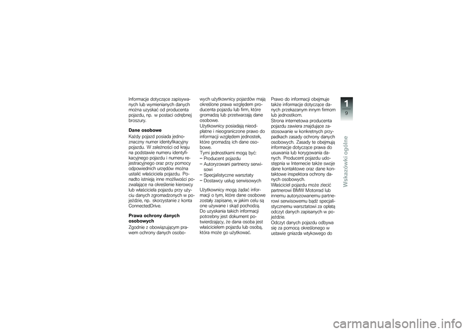 BMW MOTORRAD R 1250 RS 2018  Instrukcja obsługi (in Polish) �:��)���\b��� � �
�����\f��� �\f��������&����$ ���! ���\b���������$ �
�����$�\b��
�� ��\f�����# ��
 ����
��������� ��\f�
��	 ��� � ��