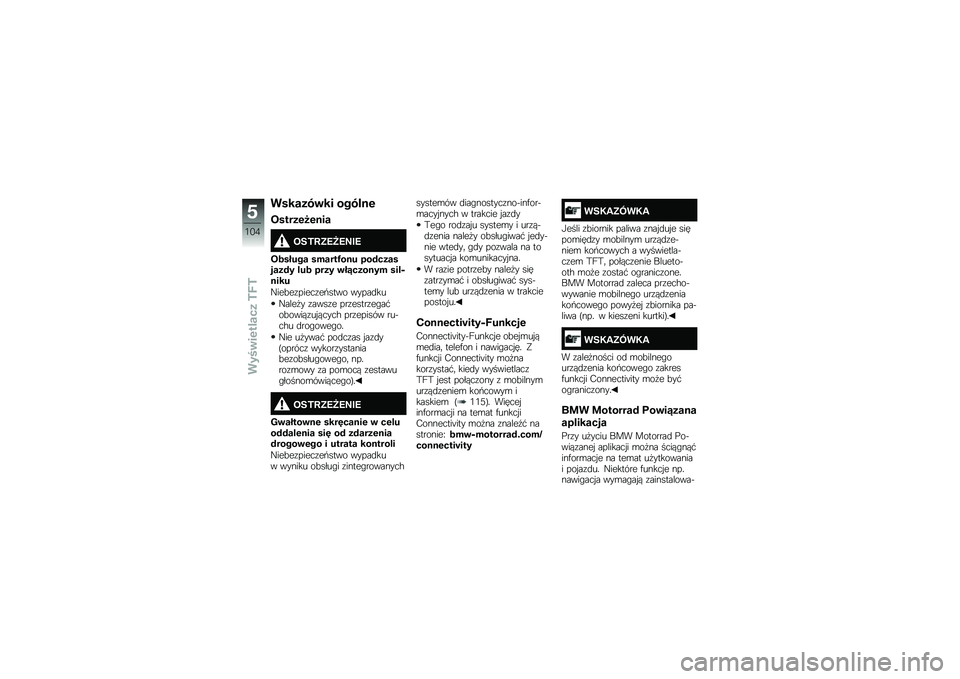 BMW MOTORRAD R 1250 RS 2018  Instrukcja obsługi (in Polish) �������\b�� �����
�\f
������\f�@�\f�
��
���)�8�6�;�9�;��:�;
������� ������C��
� ���#��������#� ��� ���� �\b��7����
�� ����0�
���
�G��