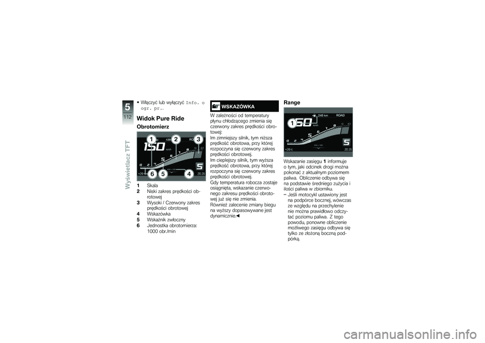 BMW MOTORRAD R 1250 RS 2018  Instrukcja obsługi (in Polish) �����\f��# ���! ������\f��#�;��6�� ����� �	���
���#�� ����\f �8��#�\f
���������\f��
��7����
�"�G���� �\f����� ����
����� ��!�&�����