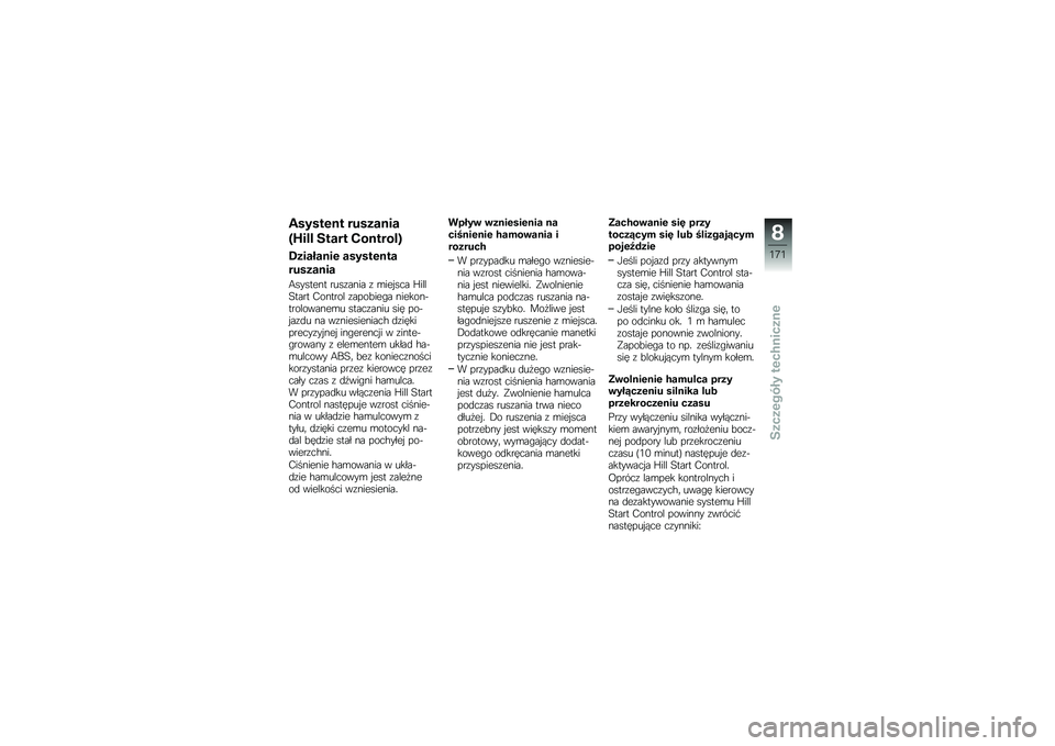 BMW MOTORRAD R 1250 RS 2018  Instrukcja obsługi (in Polish) �3�����\f�
� ������
��
�N�K��� ����� �<��
�����O
�5������
��\f ������\f�
��
������
��
�8������� ����\f���� �\f �\b��� ��� �H����7��