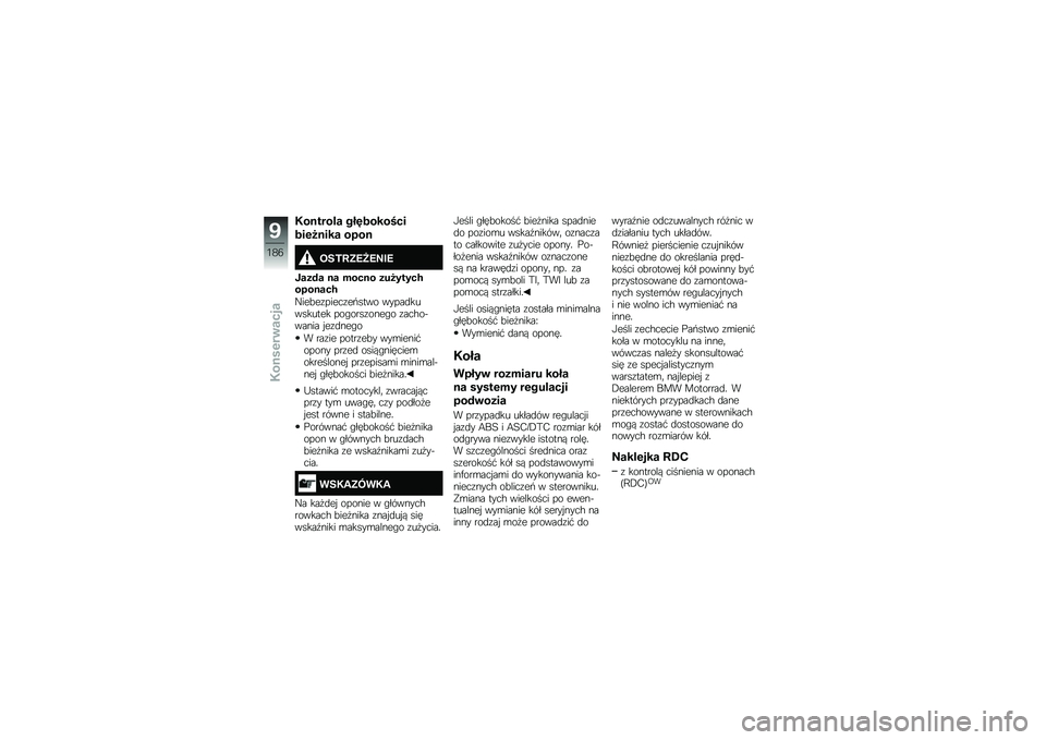 BMW MOTORRAD R 1250 RS 2018  Instrukcja obsługi (in Polish) �2��
����� ���4�������
���\f�@�
��� ����
���)�8�6�;�9�;��:�;
�-���#� �
� ����
� ���@�����/����
���/
�G���!��\f�����\f��+���� �����
����