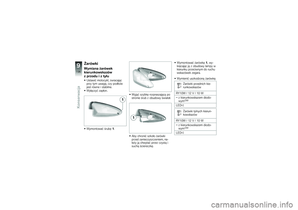 BMW MOTORRAD R 1250 RS 2018  Instrukcja obsługi (in Polish) �9����\b��
������
� �@����\b�\f�
���\f���
���\b������\b
� �����#� � � ����
�C������# �\b��������	 �\f������ �����\f� ���\b ����"��	 �