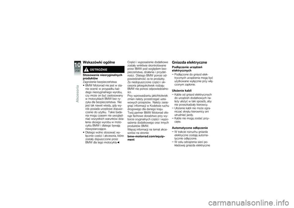 BMW MOTORRAD R 1250 RS 2018  Instrukcja obsługi (in Polish) �������\b�� �����
�\f
���)�8��9��:�;
������\b��
��\f �
��\f������
���
���/����#�����\b
���"���
���� �!��\f�����\f��+����
��� �������