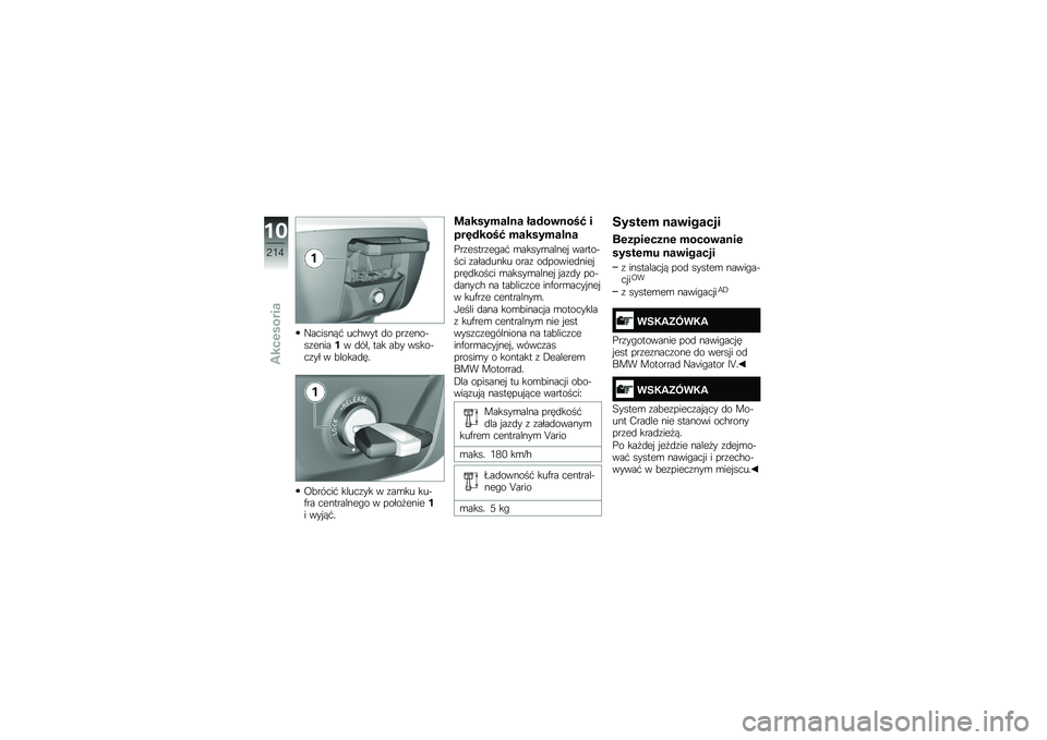 BMW MOTORRAD R 1250 RS 2018  Instrukcja obsługi (in Polish) �G�������# ���$��� �
� ���\f����&��\f������ �
���	 ��� ��!� �����&��\f�� � �!�����
��
�@�!�����# �����\f�� � �\f��\b�� ���&�)�� �����