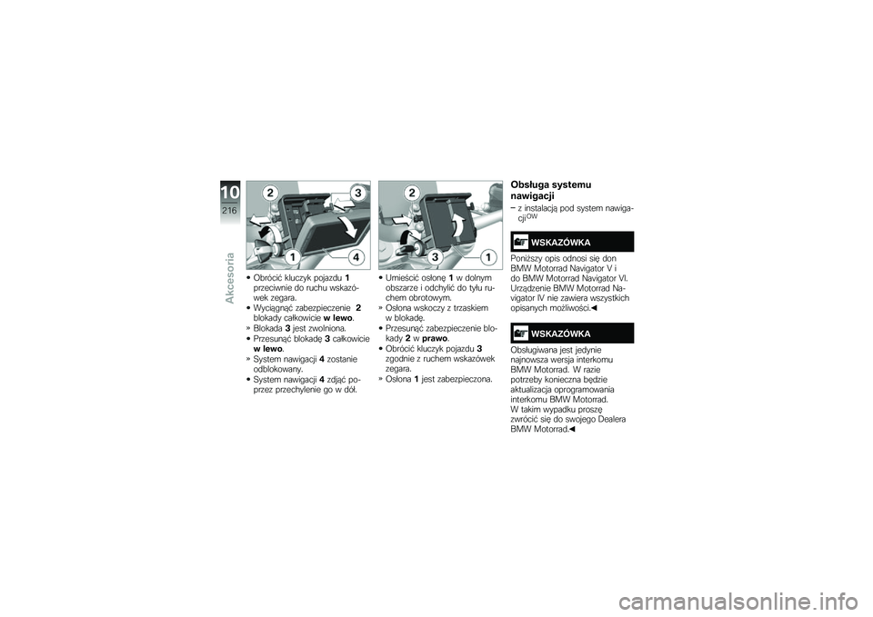 BMW MOTORRAD R 1250 RS 2018  Instrukcja obsługi (in Polish) �@�!�����# �����\f�� ��� ��\f�
�����\f������� �
� ����$� �����\f��&��� �\f��"����
������"���# �\f��!��\f�����\f�����"�!�����
� �����