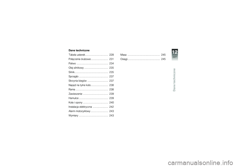BMW MOTORRAD R 1250 RS 2018  Instrukcja obsługi (in Polish) �5��
�\f ��\f��/�
����
�\f
�(��!��� ������� � � � � � � � � � � � � � � � � � � � � � �;�;�3
�%�����\f���� ����!��� � � � � � � � � � � �