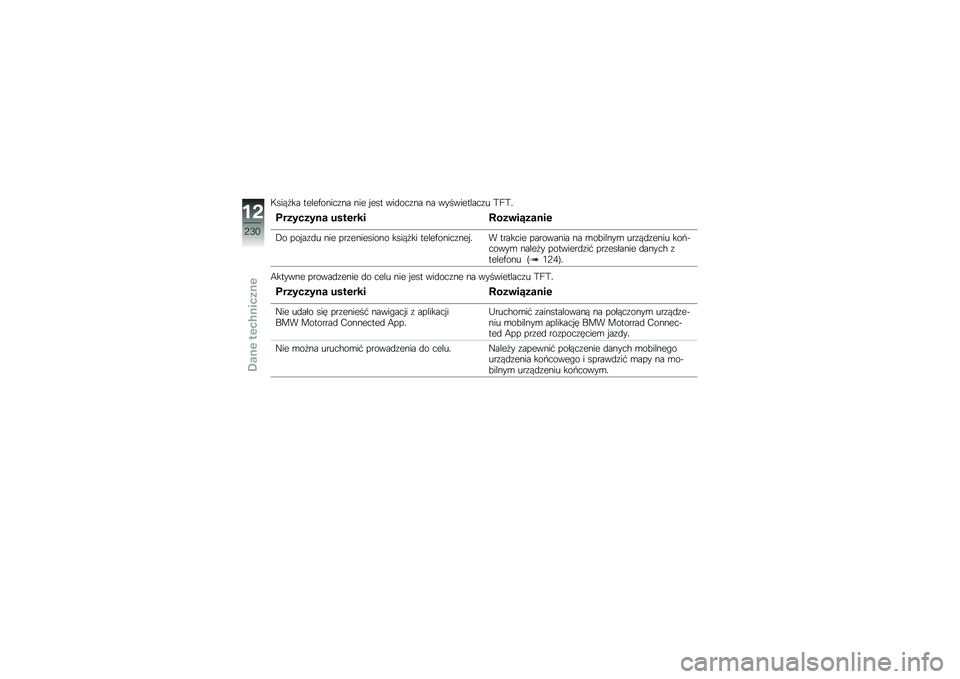 BMW MOTORRAD R 1250 RS 2018  Instrukcja obsługi (in Polish) �A����
�� �����)�����\f�� ��� � ��� ���
���\f�� �� �����������\f� �(�>�(�
��������
� ����\f��� �8���\b��7���
��\f
�.� ��� ��\f�
� ��