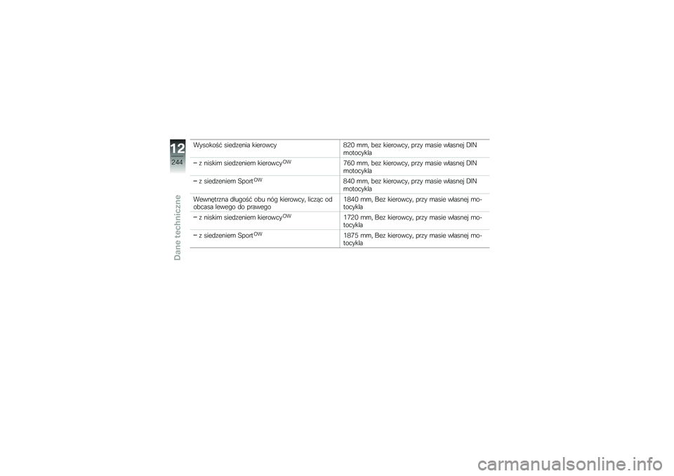 BMW MOTORRAD R 1250 RS 2018  Instrukcja obsługi (in Polish) ��������# ����
�\f���� ���������3�;�/ �\b�\b�	 �!��\f ���������	 ���\f� �\b���� �������  �.�:�G�\b��������
�\f ������\b ����
�\f�����\b 