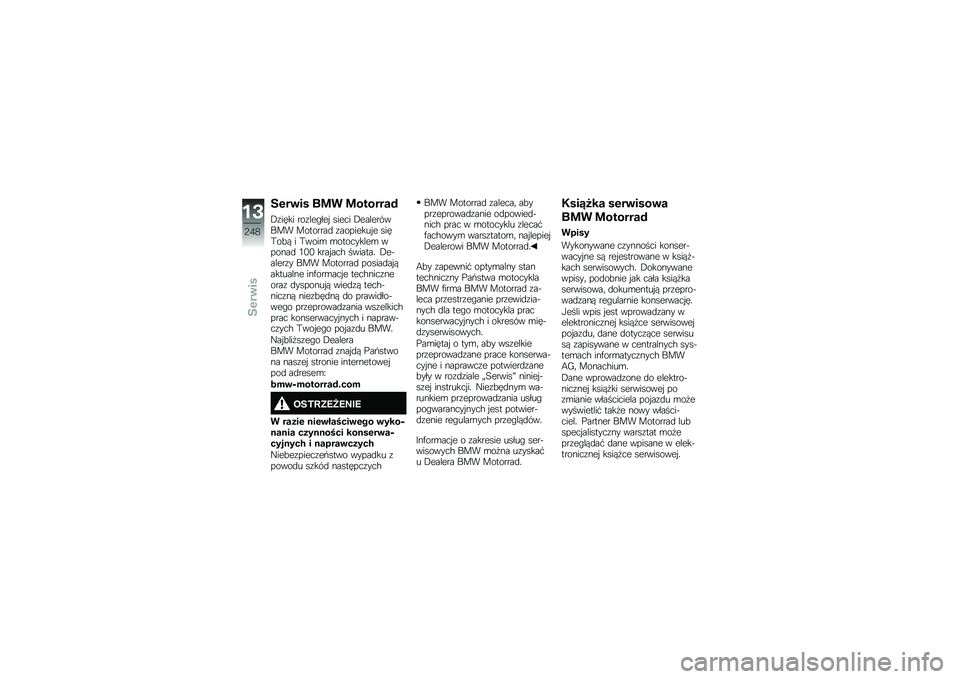 BMW MOTORRAD R 1250 RS 2018  Instrukcja obsługi (in Polish) ��\f��\b�� �	�
� �
�������#
�.�\f���� ���\f���"���  ����� �.���������� ��������
 �\f�������� � ����(��!� � �(����\b �\b���������\b �