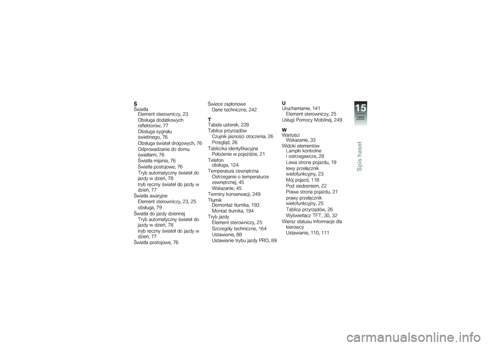 BMW MOTORRAD R 1250 RS 2018  Instrukcja obsługi (in Polish) �L�B�������F���\b��� ����������\f��	 �;�5
�@�!����"� �
��
��������$���)���������	 �4�4
�@�!����"� ���"�������������"��	 �4�6
�@�!����"�