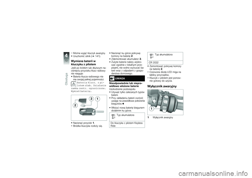 BMW MOTORRAD R 1250 RS 2018  Instrukcja obsługi (in Polish) ���
�� ��� ��# �����\f�� ������ ���
�C����$��\b��# ������ �D�0�1�0�E�
������
� ����\f��� �\b
�������� � ������\f�
�-���� �� �����
